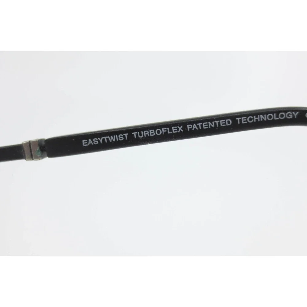 EasyTwist CT223 Eyeglasses Matte Black Rectangular TurboFlex Metal Frames